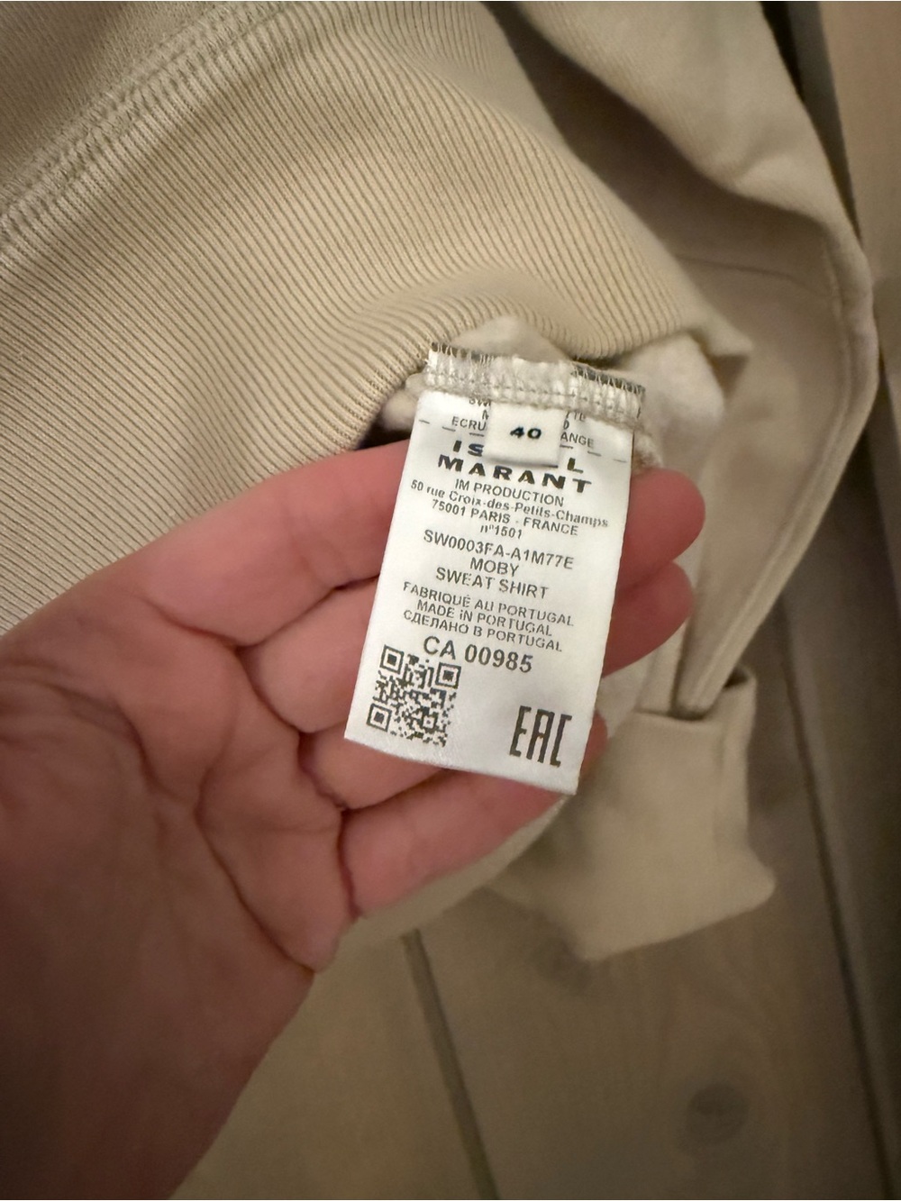 NWT Isabel Marant Moby Sweatshirt - Picture 3 of 7